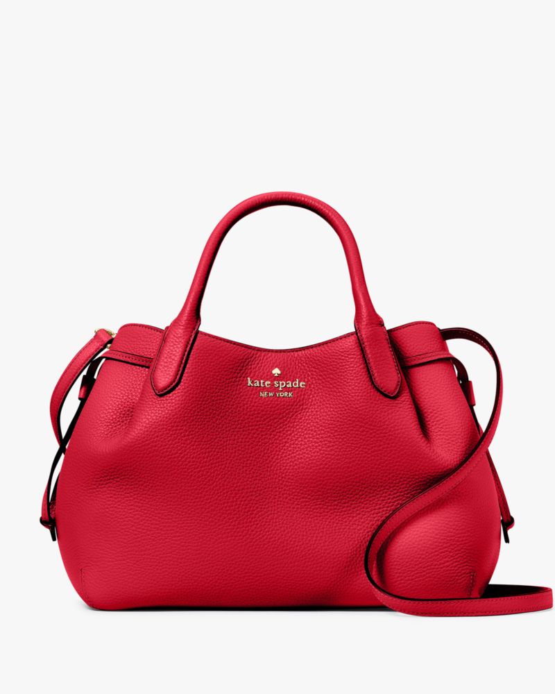 Kate Spade,Dumpling Large Satchel,Leather,Satchel,Metal Material,Metal,Logo,Casual,Work,