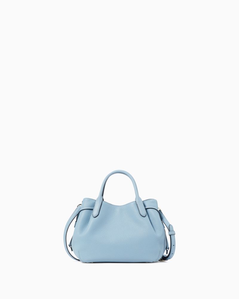 Kate Spade,ダンプリング スモール サッチェル,バッグ,ポリッシュドブルー