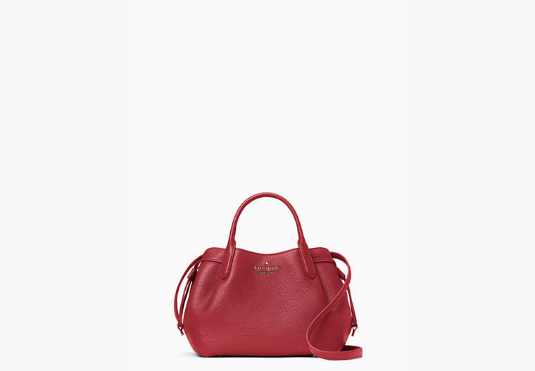 Kate Spade,dumpling small satchel,Red Currant image number 0