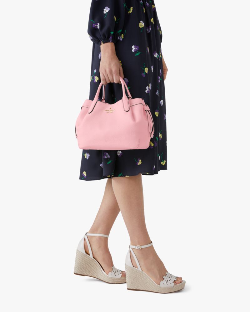 Kate Spade,ダンプリング スモール サッチェル,ハンドバッグ,ブライト カーネーション