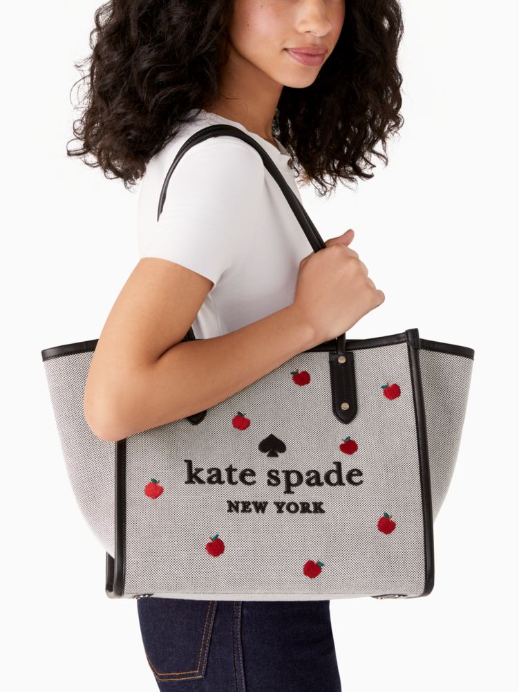 Kate Spade,ella apple tote bag,tote bags,