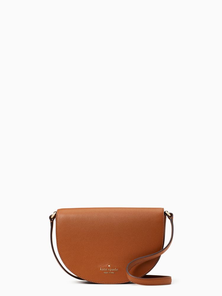 Kate Spade,luna crescent crossbody,Warm Gingerbread