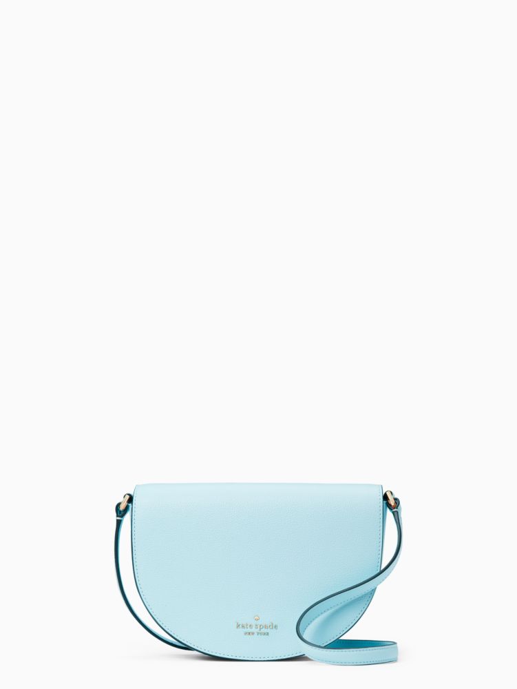 Kate Spade Luna Crescent Umhängetasche Aus Genarbtem Leder