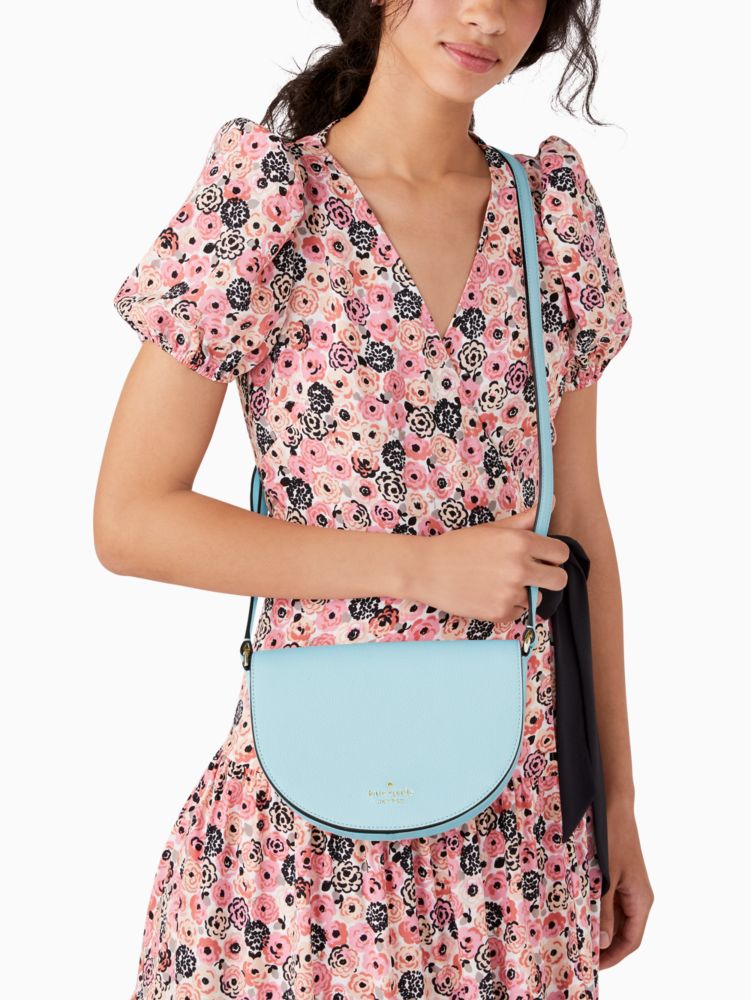 Kate Spade,luna crescent crossbody,Perfect Pool