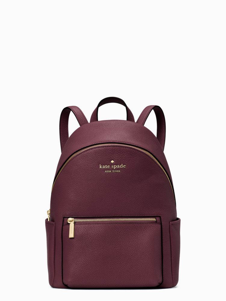 Kate Spade,Leila Dome Backpack,Cherrywood