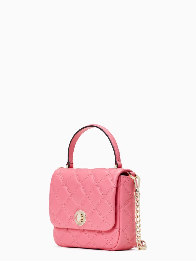 Kate Spade,natalia square crossbody,Bright Blush
