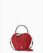 Kate Spade,honeycrisp apple basket crossbody bag,crossbody bags,Red Multi