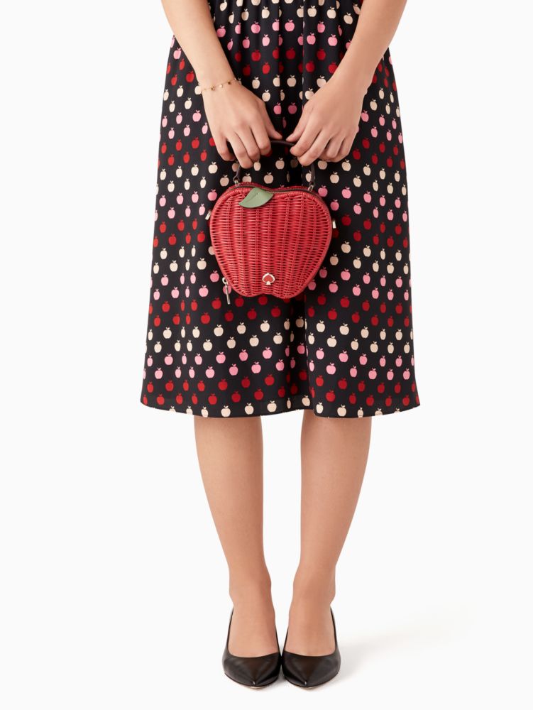 Kate Spade,honeycrisp apple basket crossbody bag,crossbody bags,