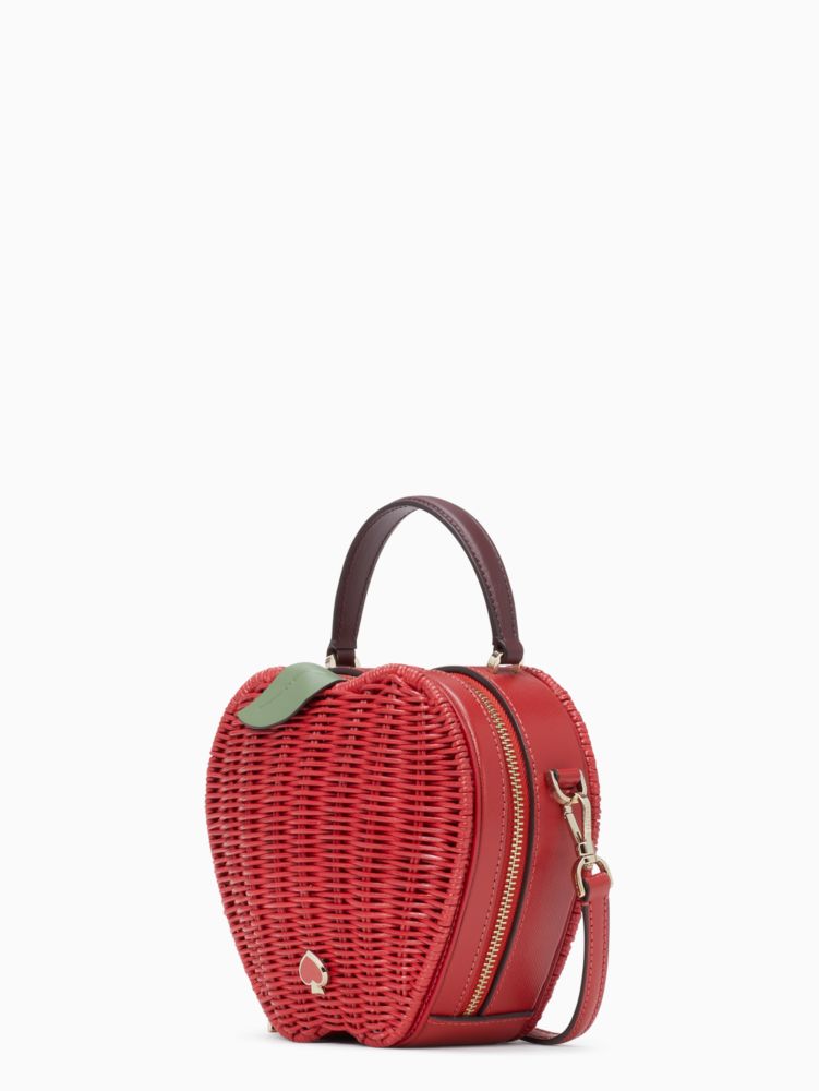 Kate Spade,honeycrisp apple basket crossbody bag,crossbody bags,