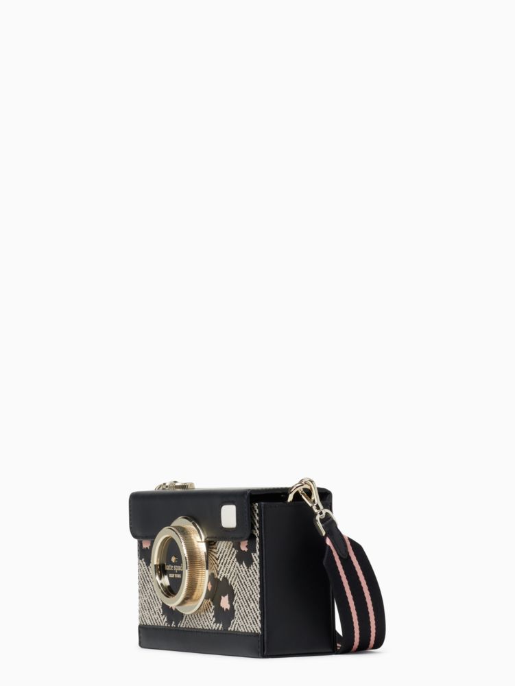 Kate Spade,oh snap camera crossbody,Black Multi