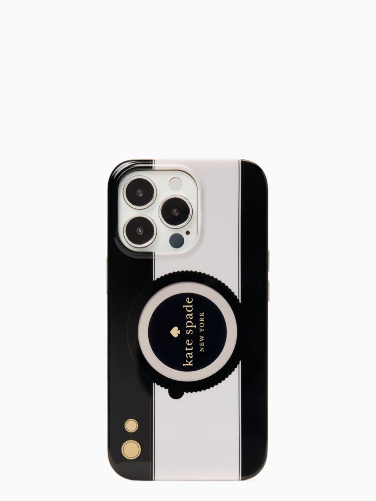 Kate Spade,camera resin iphone 13 pro case,Parchment Multi