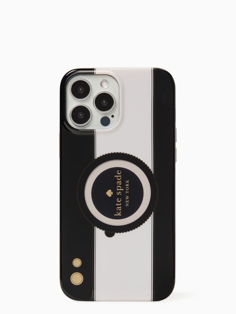 Kate Spade,camera resin iphone 13 pro max case,Parchment Multi