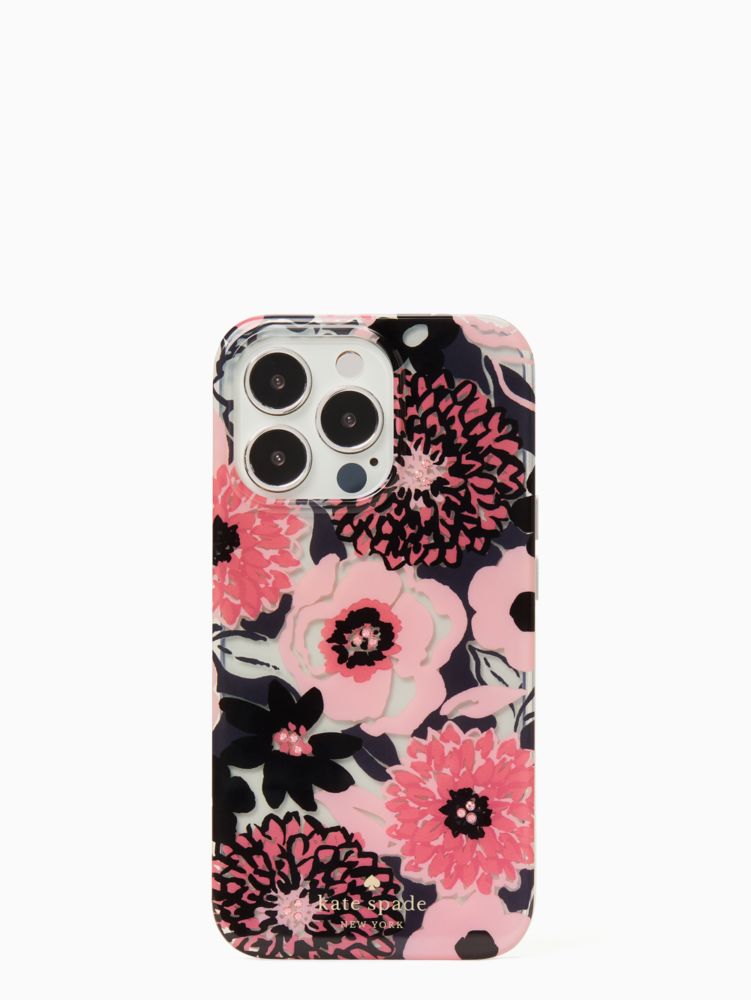 Kate Spade,jeweled dahlia floral iPhone 13 pro case,40%,