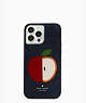 Kate Spade,apple print iPhone 13 pro max case,Blue Multi