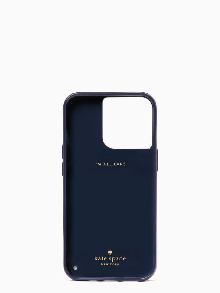 Kate Spade,apple print iPhone 13 pro case,Blue Multi