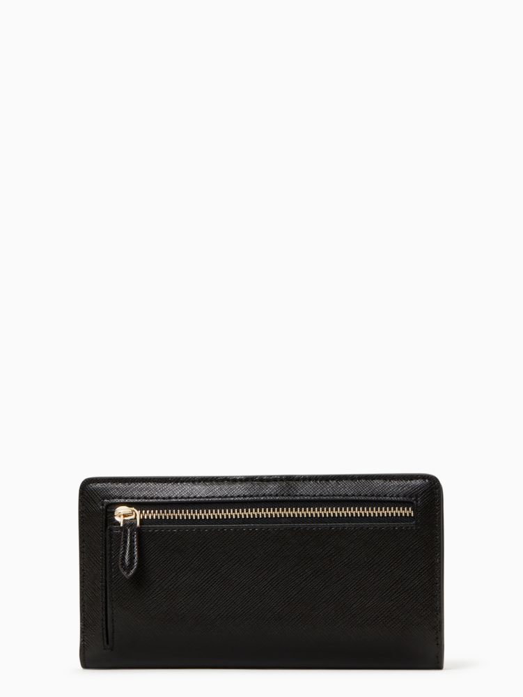 Kate Spade,jana large slim bifold wallet,Black