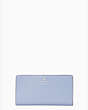 Kate Spade,jana large slim bifold wallet,Candied Flower Blue