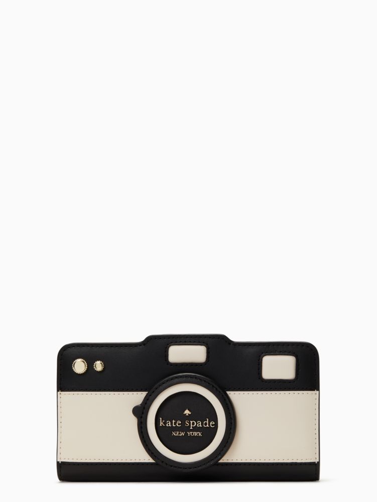 Oh Snap Camera Large Slim Bifold Wallet | Kate Spade Outlet