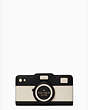 Kate Spade,oh snap camera large slim bifold  wallet,Parchment Multi