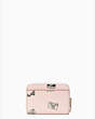 Kate Spade,oh snap camera small zip card holder,Chalk Pink Multi