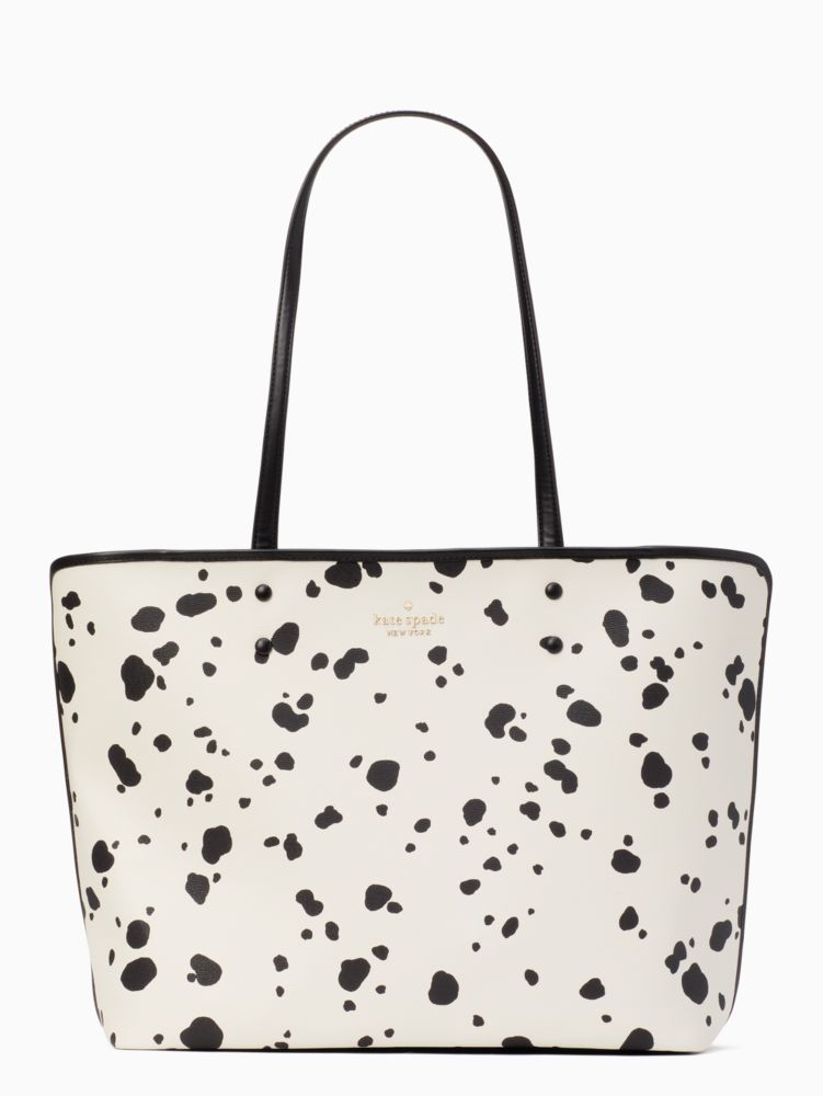 Kate Spade,Dalmatians Print Perfect Fetch Tote Bag,