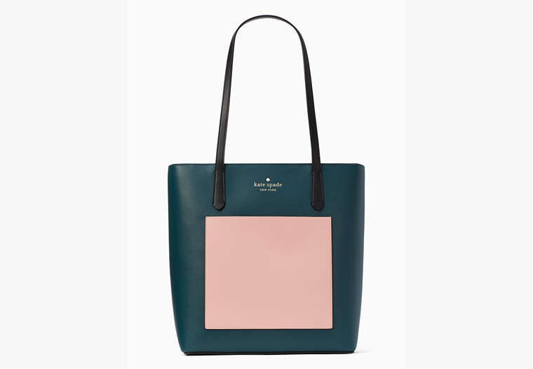 Kate Spade,daily tote,Peacock Sapphire Multi image number 0
