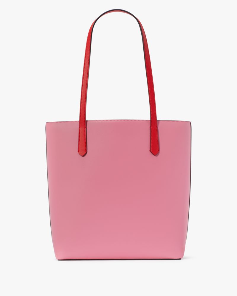 Kate Spade,Daily Tote,Leather,Tote,PVC,Color Block,Logo,Word Embellishment,Casual,