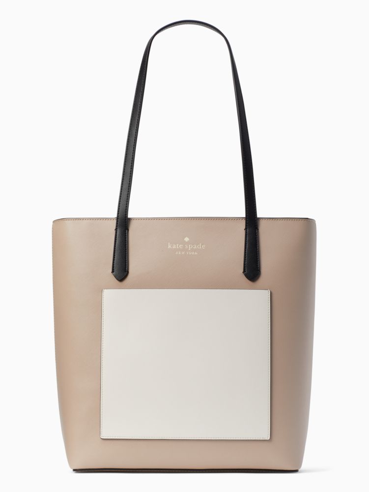 Kate Spade,daily tote,Warm Beige Multi