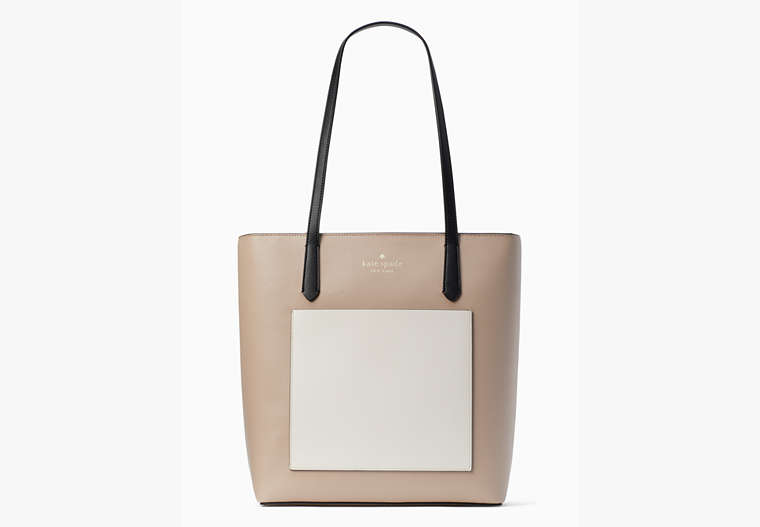 Kate Spade,daily tote,Warm Beige Multi image number 0