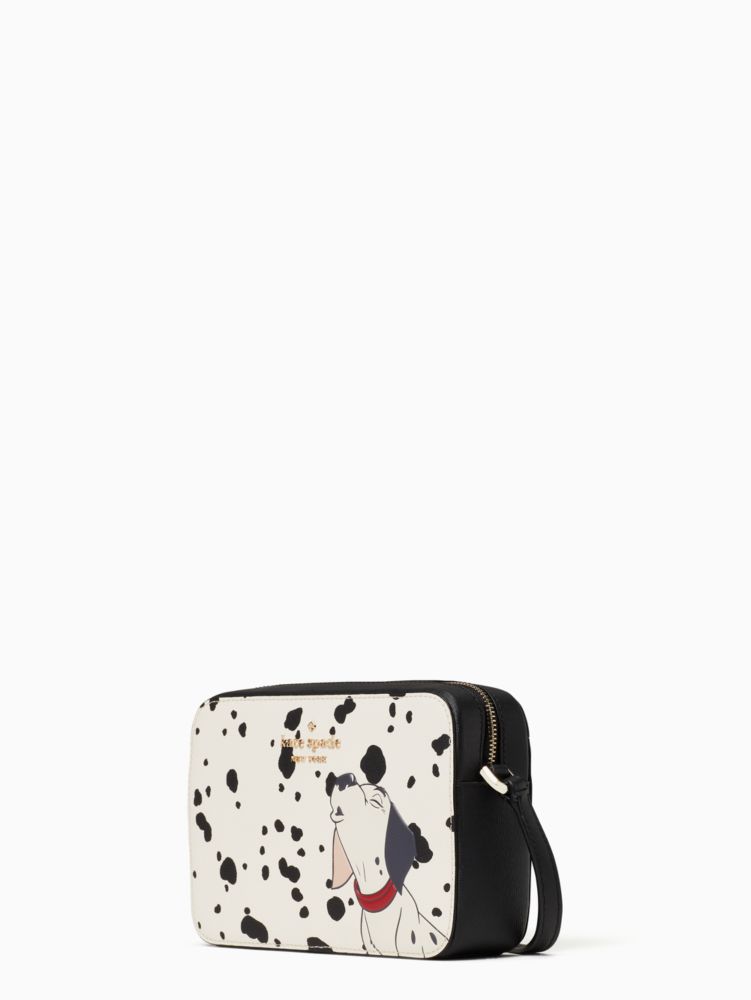 Kate Spade,disney x kate spade new york mini dalmatians camera bag,Parchment Multi