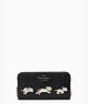 Kate Spade,disney x kate spade new york large continental 101 Dalmatians wallet,Black Multi
