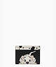 Kate Spade,disney x kate spade new york small slim dalmatians dog card holder,Black Multi