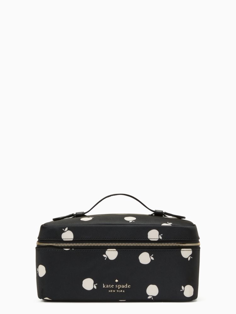 Kate spade black makeup bag sale