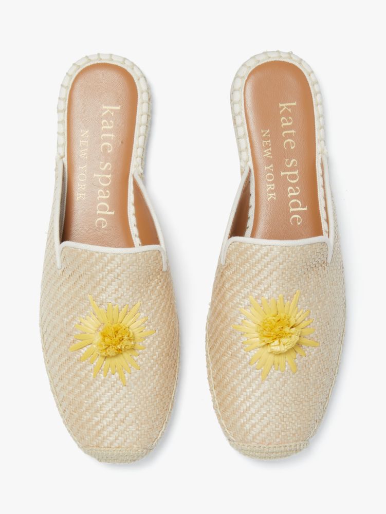 Kate Spade,Solero Sun Slide Espadrilles,Natural
