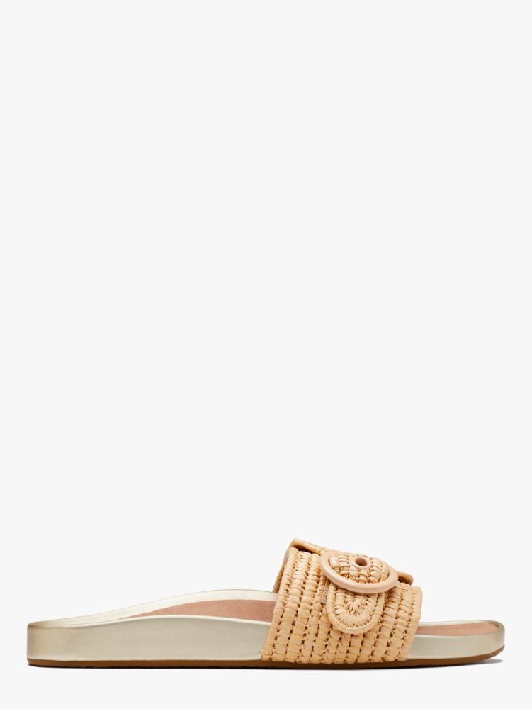 Kate Spade New York Petit Women's Flip Flop Sandals, Pale Gold