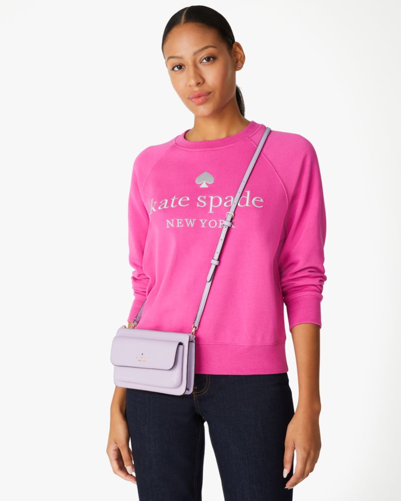 Kate Spade,leila small crossbody,Quartz Pink