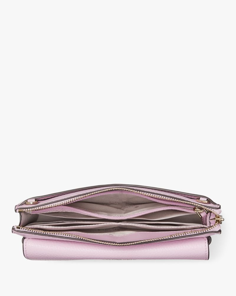 Kate Spade,Leila Small Crossbody,Leather,Crossbody,Metal,Logo,Lined,Casual,
