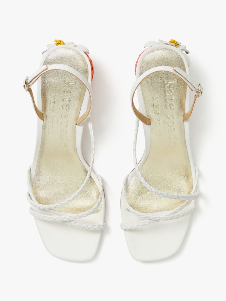 Kate Spade,Valencia Blossom Sandals,sandals,Casual,Optic White Multi