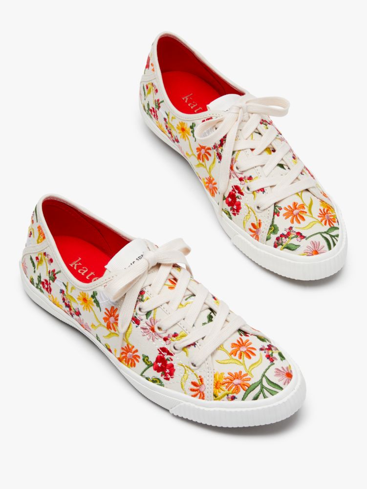 Kate Spade,Tennison Sneakers,sneakers,Casual,Parchment/Rooftop Garden