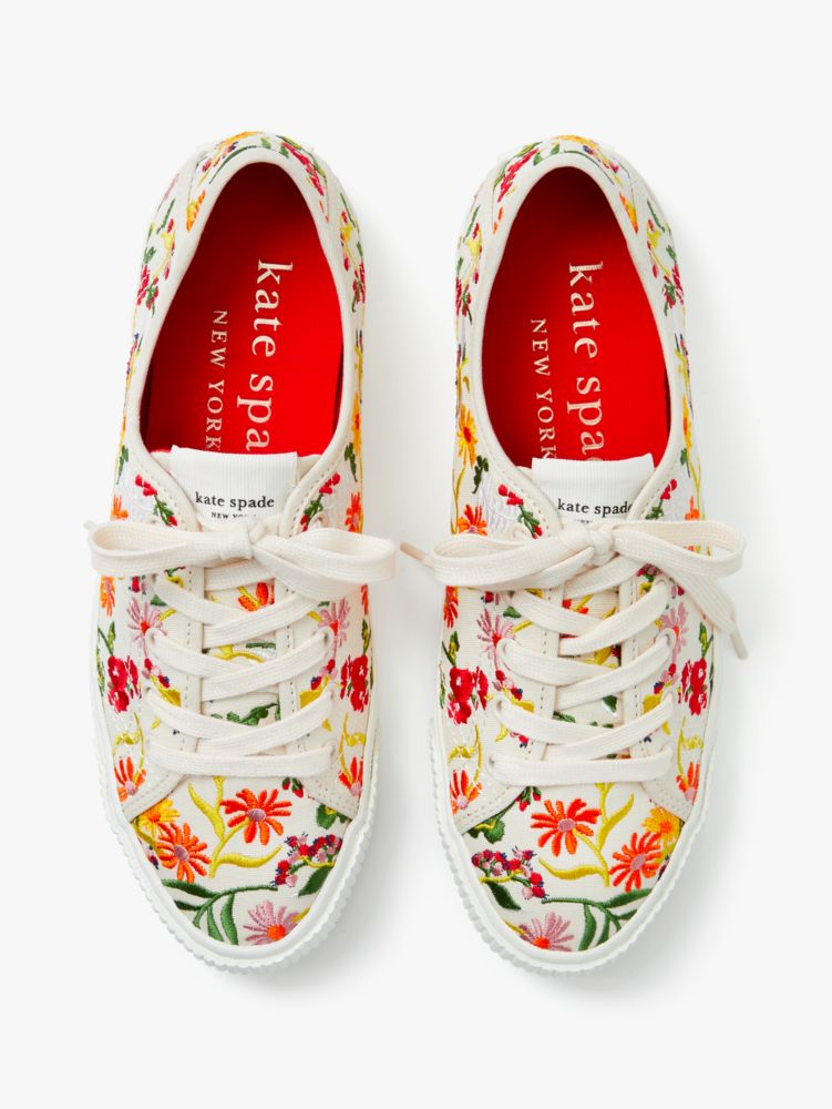 Kate Spade,Tennison Sneakers,sneakers,Casual,Parchment/Rooftop Garden