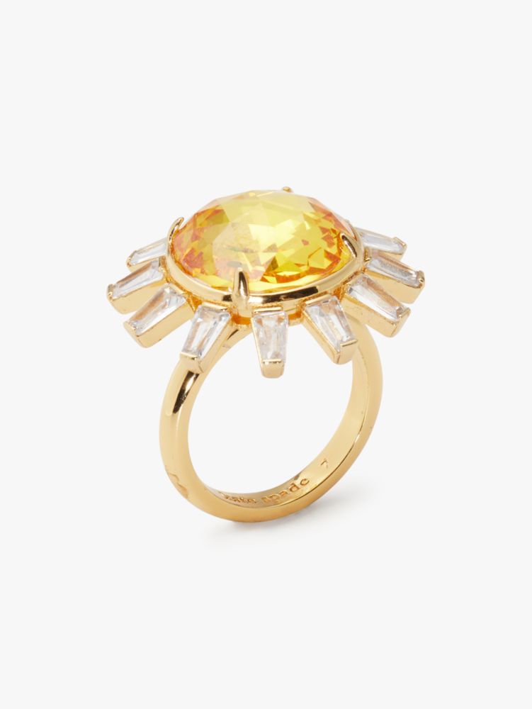 Statement Ring, Yellow Multi, Product