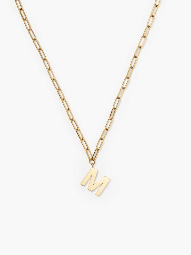 Kate Spade,initial this pendant,necklaces,Gold