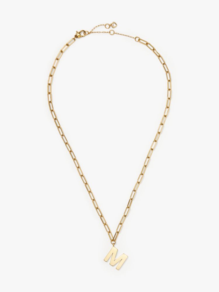 Kate Spade,initial this pendant,necklaces,Gold