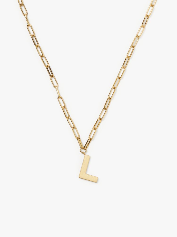 Kate Spade,initial this pendant,necklaces,Gold