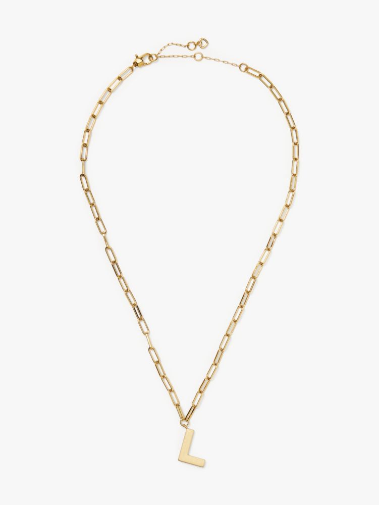 Kate Spade,initial this pendant,necklaces,Gold