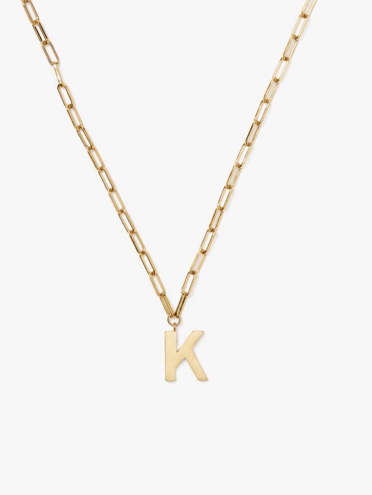 Kate Spade,initial this pendant,necklaces,Gold