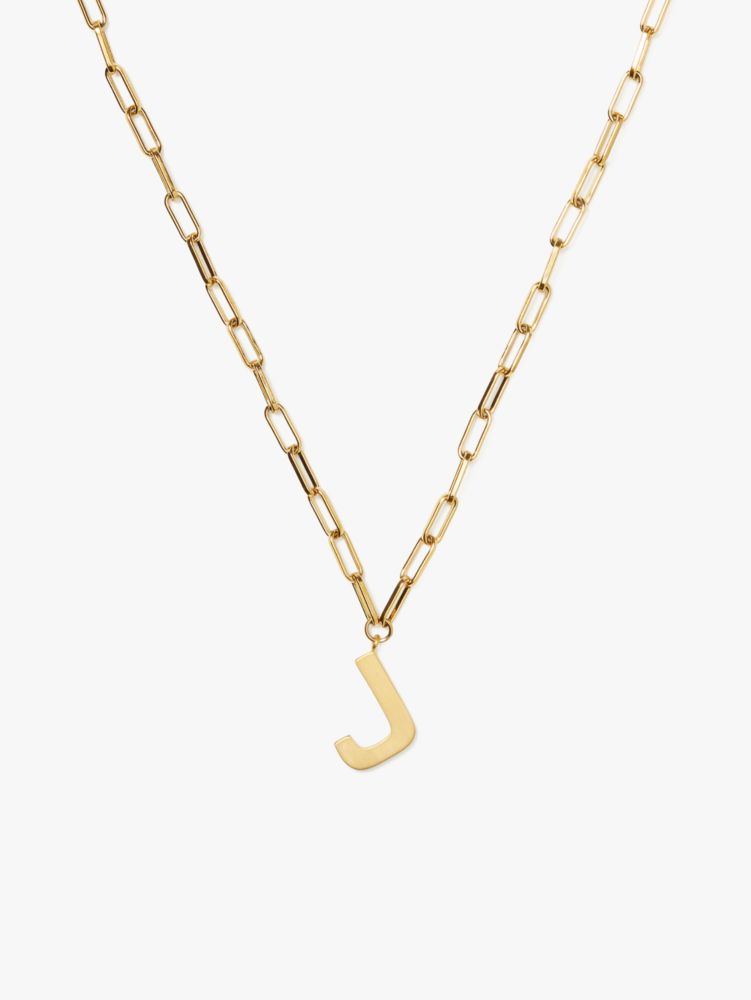 Kate Spade,initial this pendant,necklaces,Gold