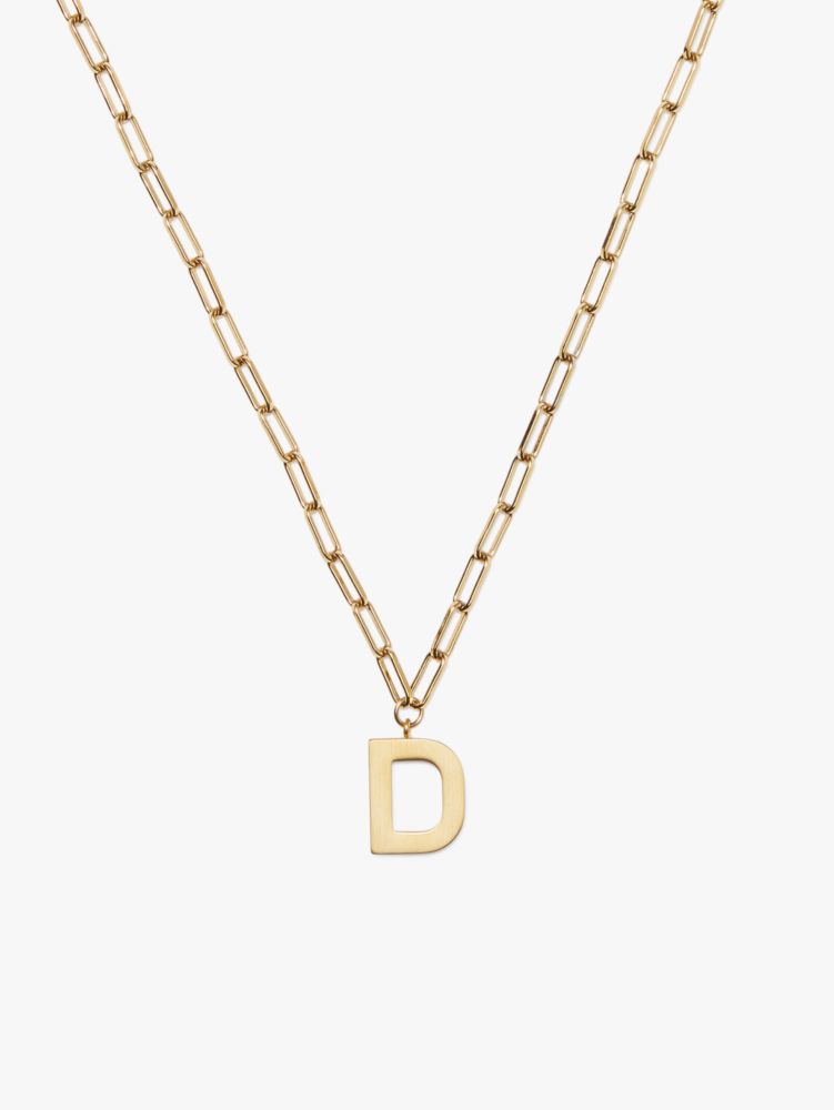 Kate Spade,initial this pendant,necklaces,Gold