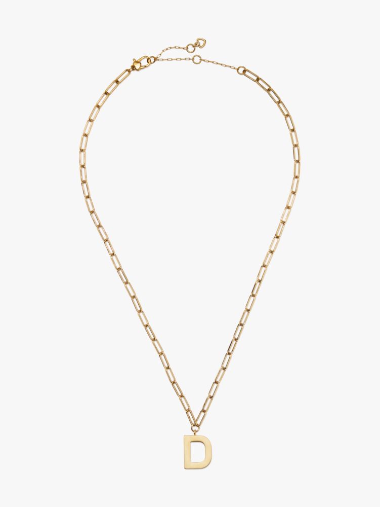 Kate Spade,initial this pendant,necklaces,Gold