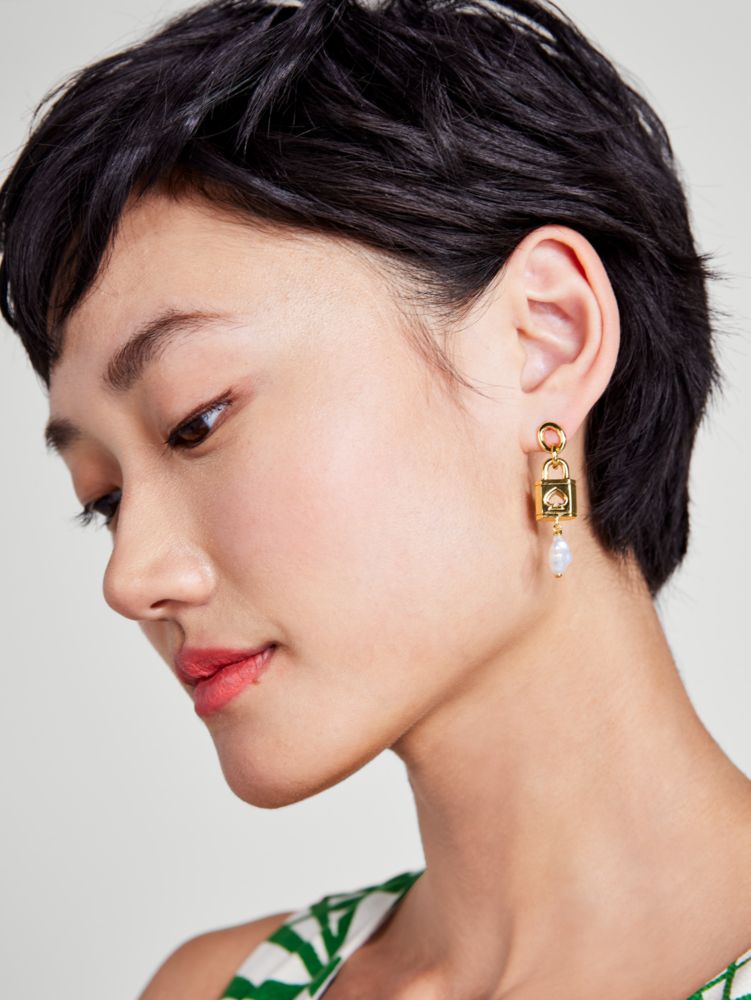 Kate spade hot sale leverback earrings